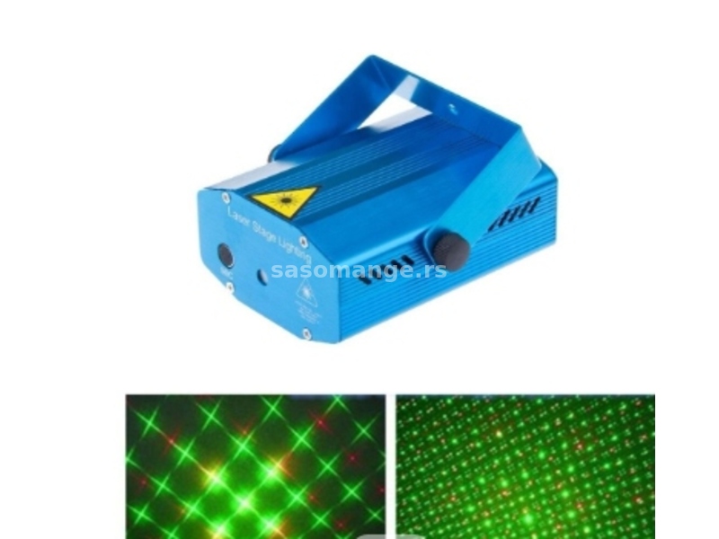 Laser Svetlo "Zvezdano Nebo" Mini LED LASER AKTIVAN Na Zvuk