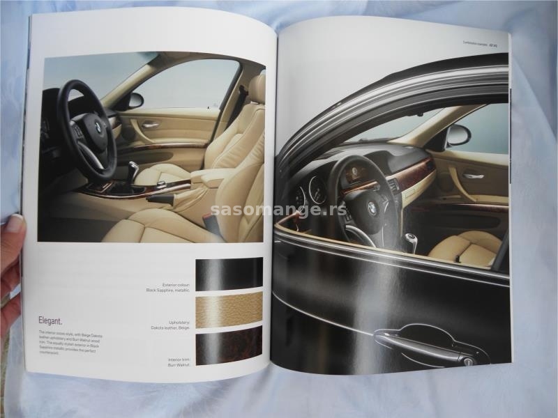 Prospekt BMW serija 3 saloon, meke korice, A4, 67 strana, 2007.