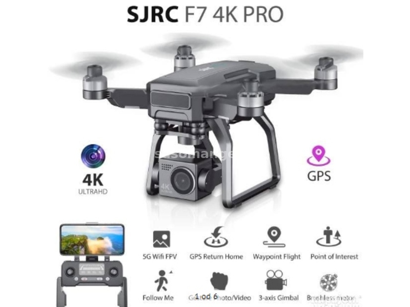 SJRC F7 4K PRO Drone original profesija sa brushless motor
