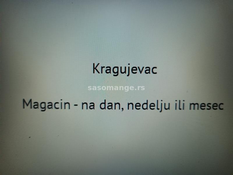 Kragujevac - Magacin - na dan, nedelju ili mesec