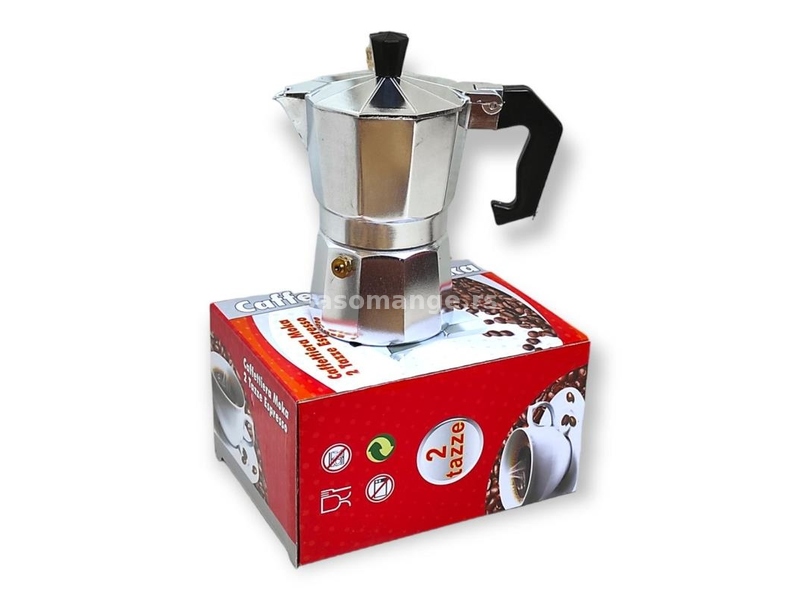 Espresso Pot - Moca Pot 1 ili 2 šoljice