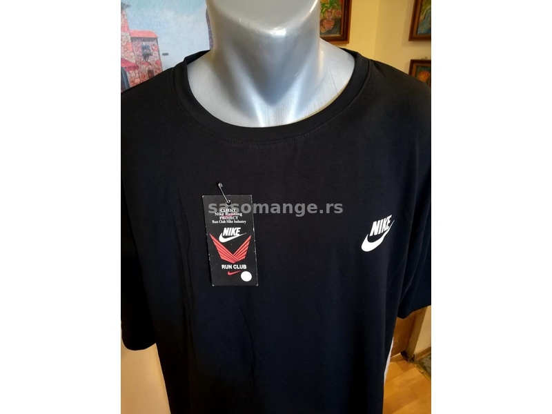 Nova muska majica Nike u velikim brojevima 5XL 6XL Crna Novo