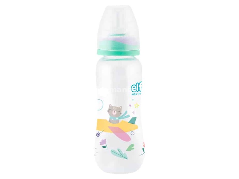 ELFI Plastična flašica super clear FUN IN THE PARK, 250 ml Maca - Zelena