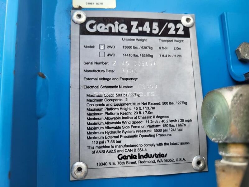Genie Z45/22
