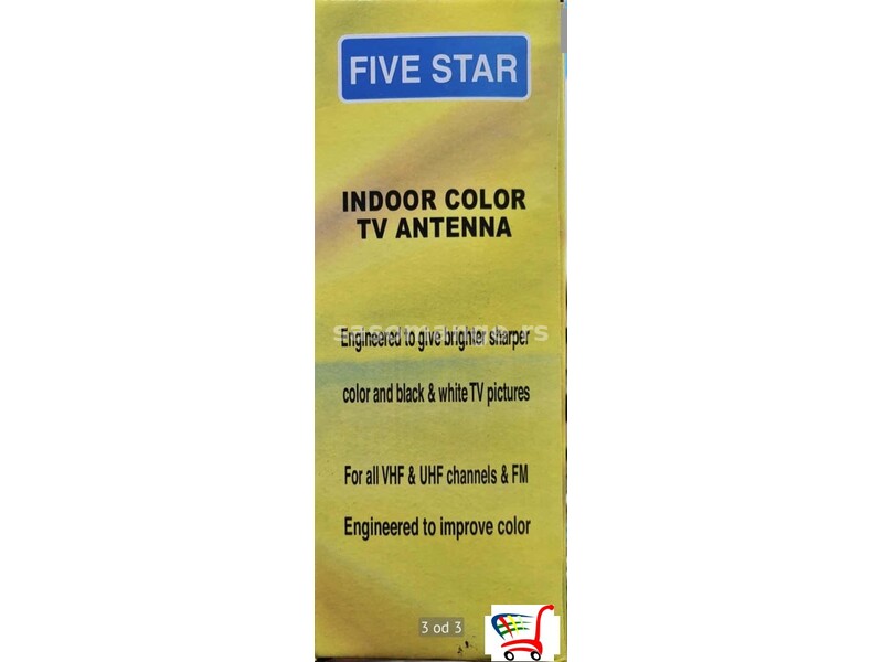 Sobna antena sa policom za TV - Five star - Sobna antena sa policom za TV - Five star