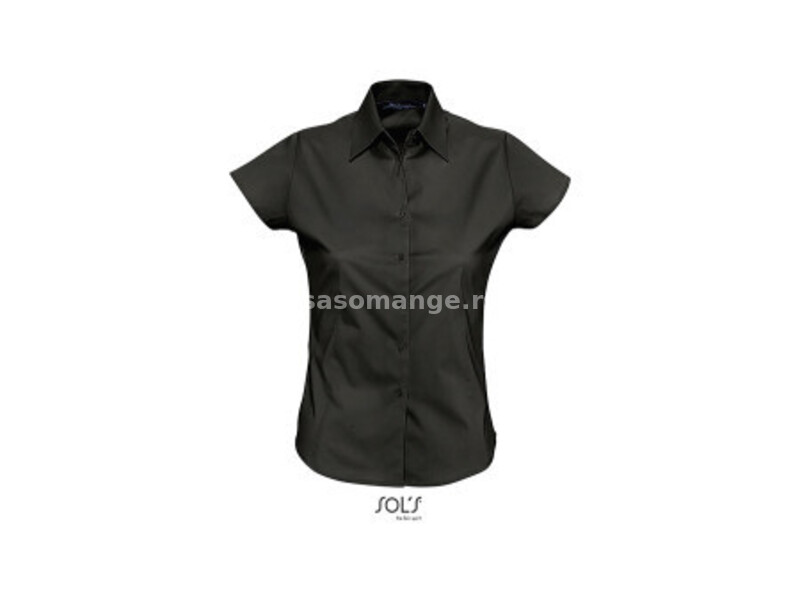 SOL'S Excess ženska košulja sa kratkim rukavima crna M ( 317.020.80.M )