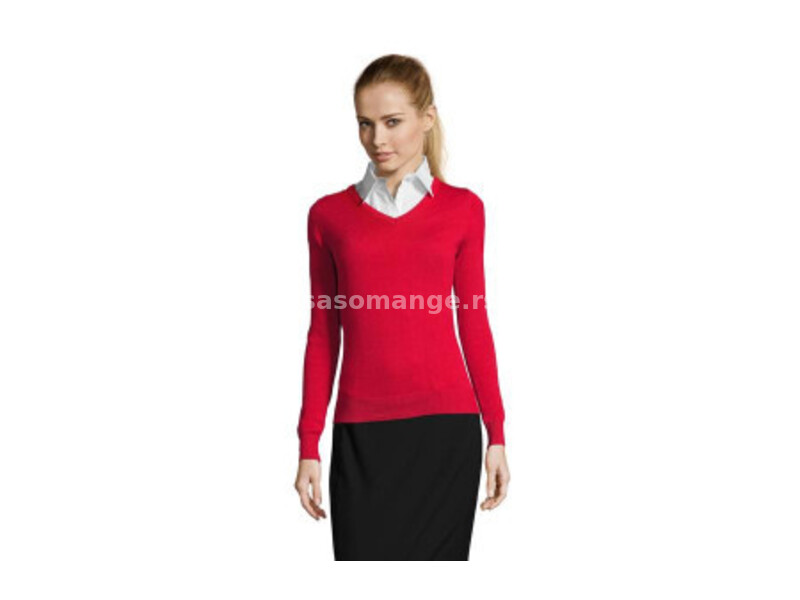 SOL'S Galaxy ženski džemper na V izrez crvena XL ( 390.010.20.XL )