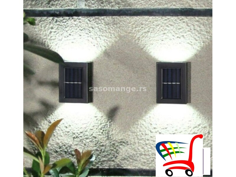 Solarna lampa za zid 2 kom - Solarna lampa za zid 2 kom