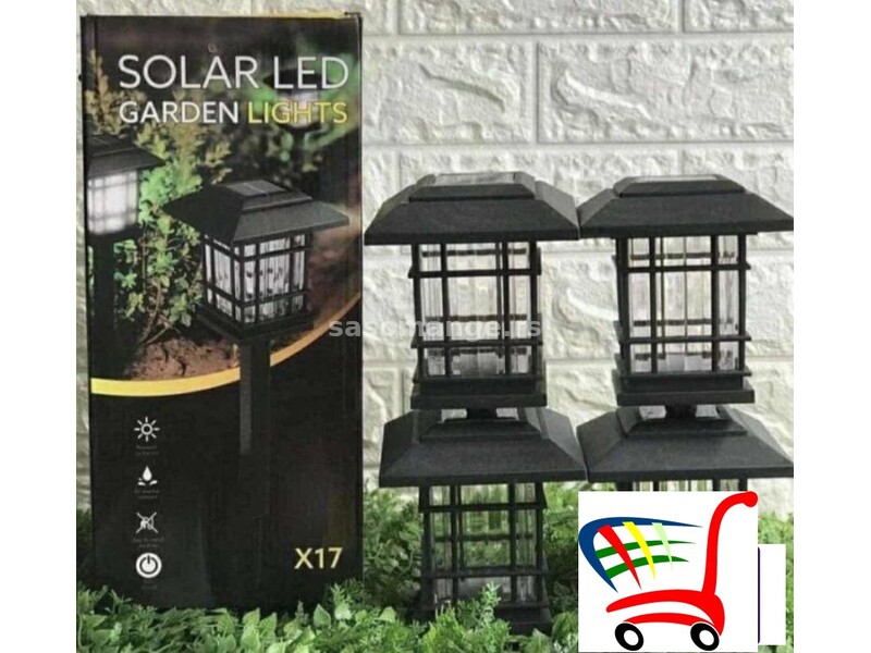 Solarne lampe za dvorište x 17- 4komada - Solarne lampe za dvorište x 17- 4komada