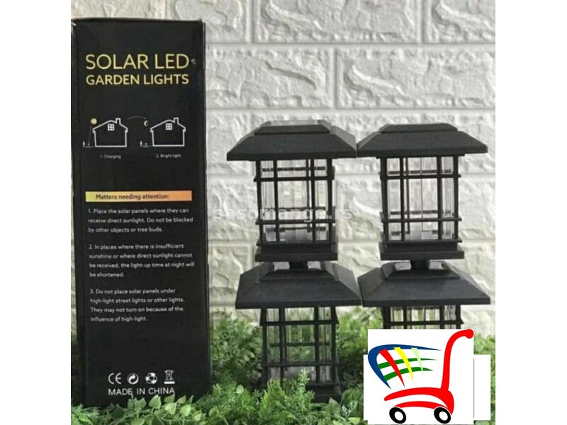 Solarne lampe za dvorište x 17- 4komada - Solarne lampe za dvorište x 17- 4komada