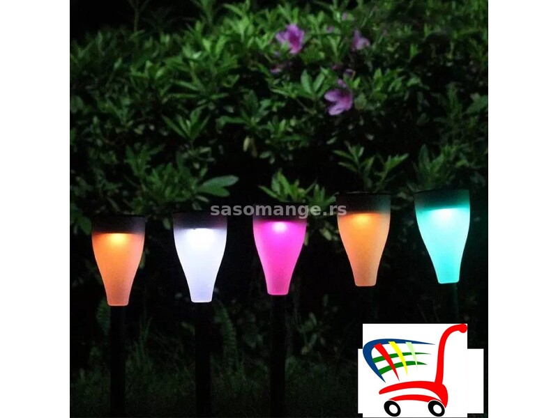 Solarne RGB lampe za dvorište 6kom - Solarne RGB lampe za dvorište 6kom