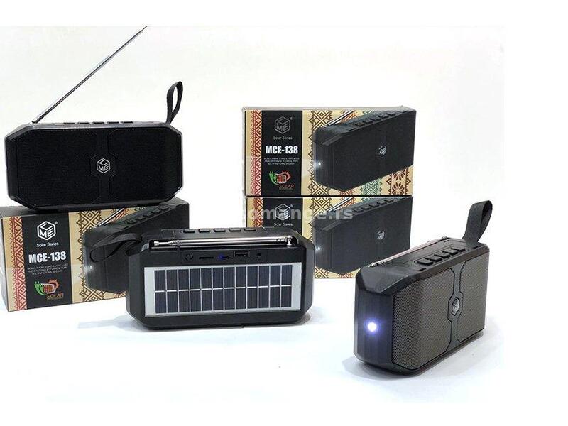 Solarni multifunkcionalni bluetooth radio zvučnik MCE-138