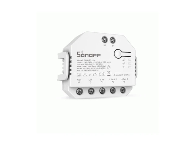 SONOFF DUALR3 Lite smart-home 2-kanalni naizmenični prekidač 3300W za rasvetu / roletne / tende /...