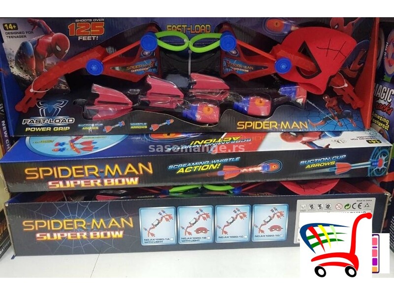 Spiderman luk i strela + maska- odličan poklon - Spiderman luk i strela + maska- odličan poklon
