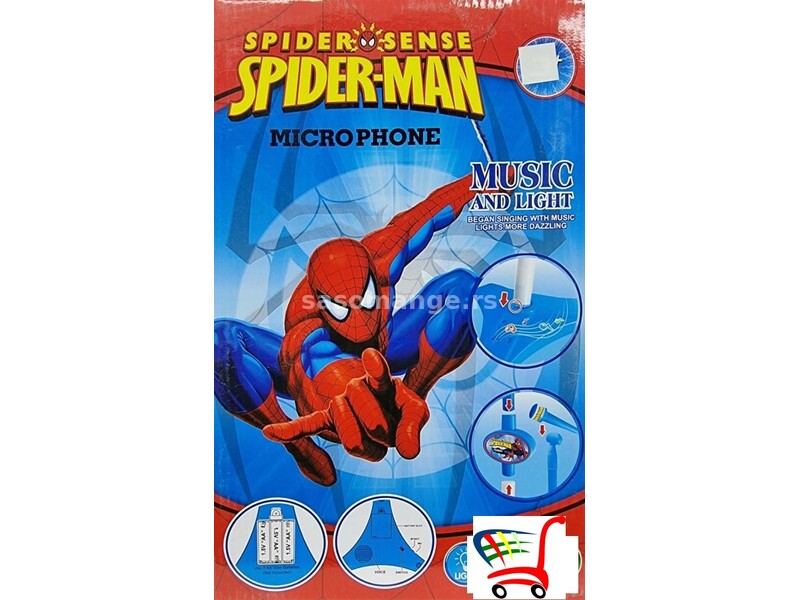 Spiderman mikrofon - Spiderman mikrofon