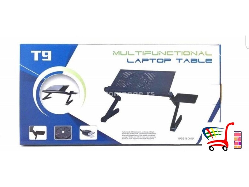 Sto za laptop T9 sa kulerom - sto za lap top - Sto za laptop T9 sa kulerom - sto za lap top