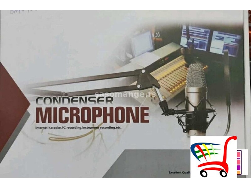Studijski mikrofon - BM -700 - condenser microphone - Studijski mikrofon - BM -700 - condenser mi...