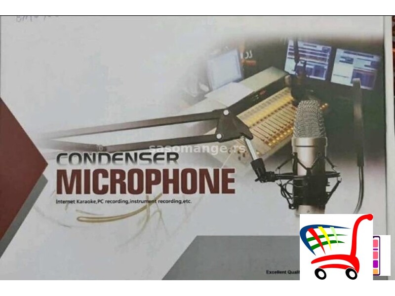 Studijski mikrofon BM - 700 - Condenser microphone - Studijski mikrofon BM - 700 - Condenser micr...