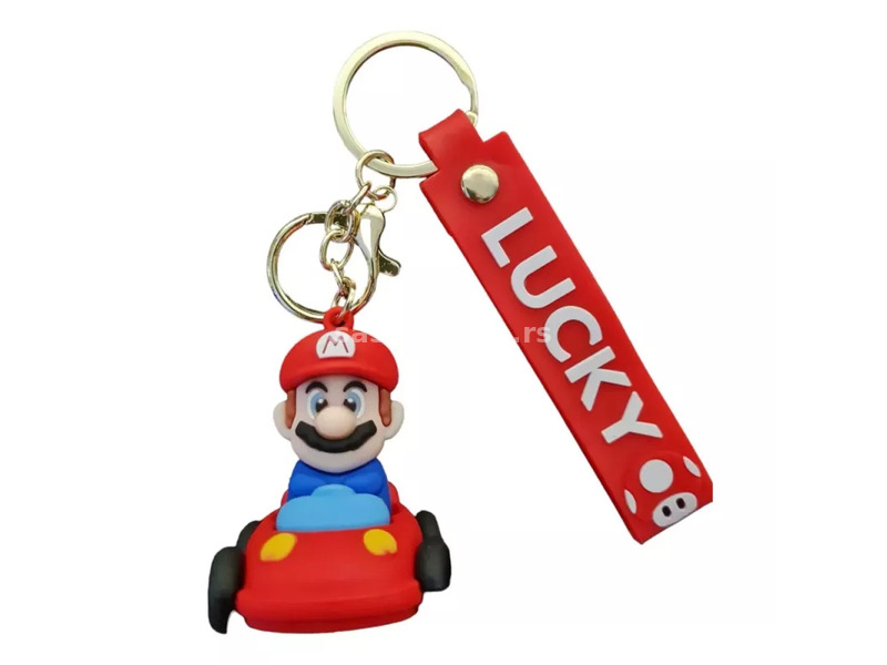 Super Mario - Mario Kart (Blue) Keychain