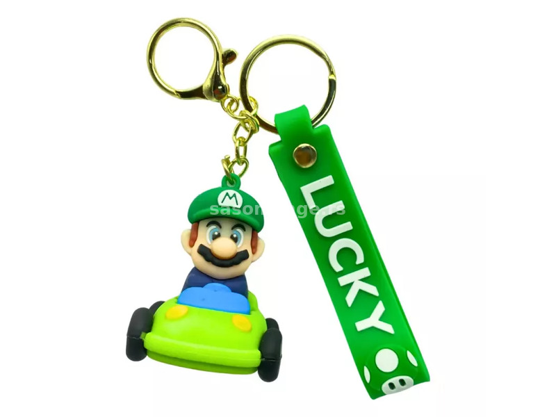 Super Mario - Mario Kart Luigi Keychain