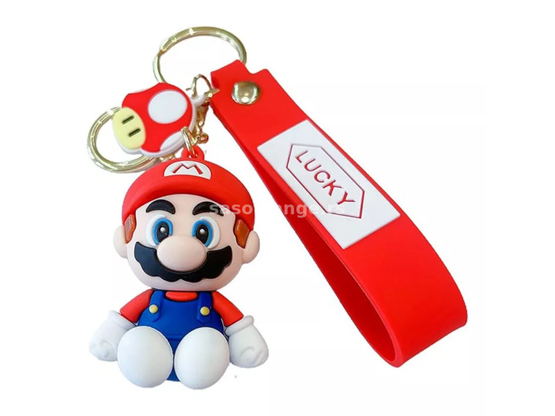 Super Mario - Sitting Mario (Red) Keychain