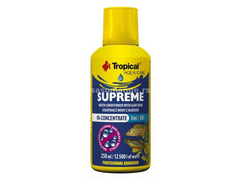 SUPREME Preparat za kondicioniranje vode sa alojom 250 ml