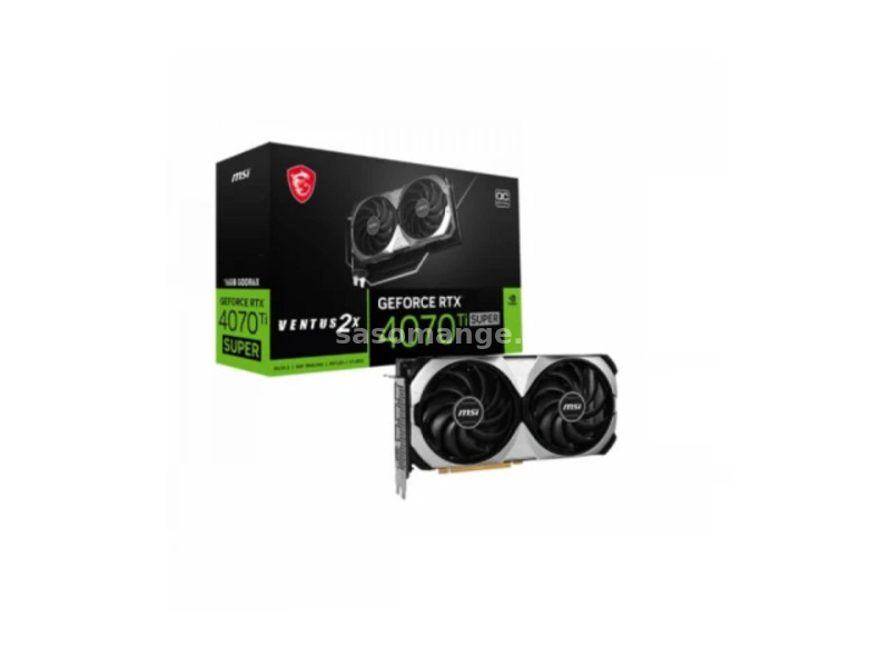 SVGA MSI Geforce RTX 4070-Ti SUPER VENTUS 2X OC 16GB GDDR6, V513-615R