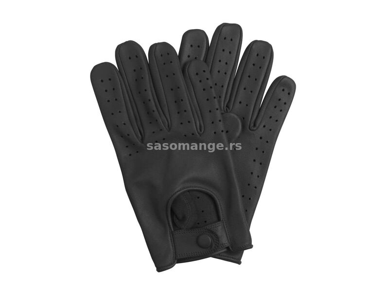 SW Kožne rukavice za vožnju crne veličina xl