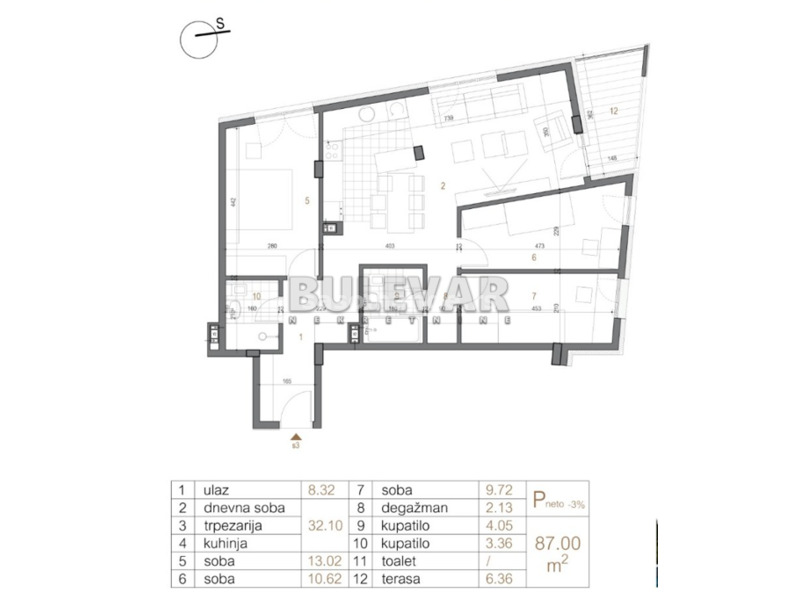 Novogradnja, Čalije, Povraćaj pdv-a, 87 m2