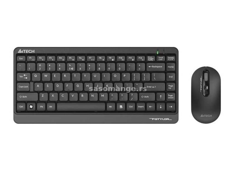 A4 TECH Bežična tastatura i miš FG1112 FSTYLER sivi