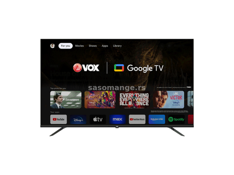 Televizor Vox UHD 55GOU205B, 55'' (140 cm), 3840 2160 4K, Smart Android