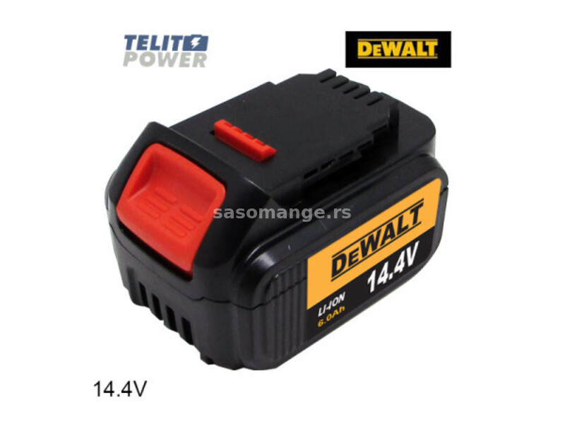 TelitPower 14.4V 6000mAh LiIon - baterija za ručni alat DEWALT DCB140 ( P-4132 )