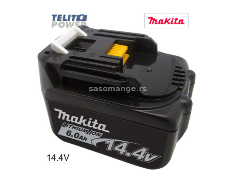 TelitPower 14.4V 6000mAh liIon - baterija za ručni alat Makita BL1460 ( P-1965 )