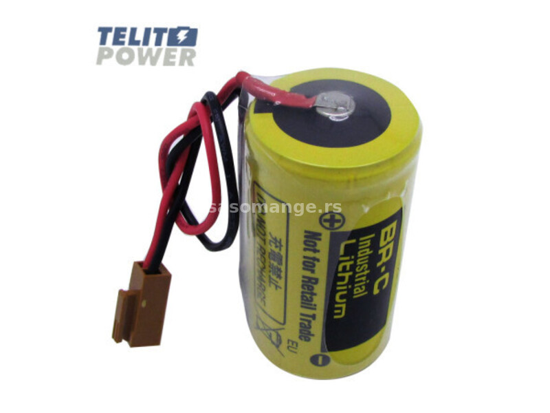 TelitPower baterija Litijum 3V BR-C BR-CCF1TH Panasonic - memorijska baterija za CNC-PLC mašine (...