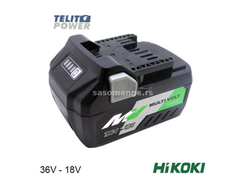 TelitPower Hikoki Li-Ion 36V-1.5Ah / 18V - 3.0Ah BSL36A18 multi volt baterija ( P-2096 )
