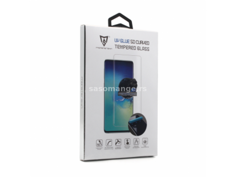 Tempered glass Monsterskin UV Glue 5D za Samsung G960F Galaxy S9 transparent
