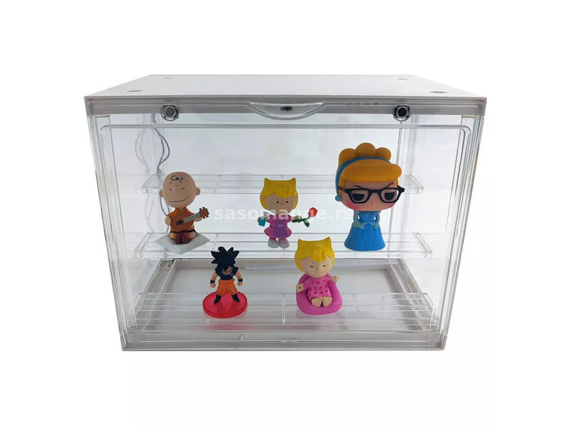 Three Layers Figure Display Box (With Lighting)