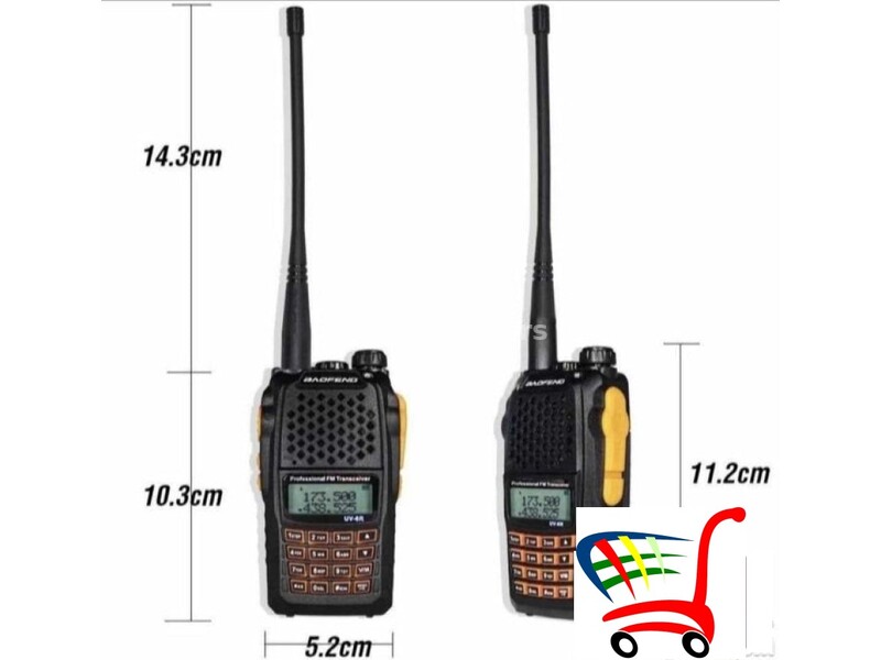 Toki voki radio stanica baofeng - UV-6R - - Toki voki radio stanica baofeng - UV-6R -