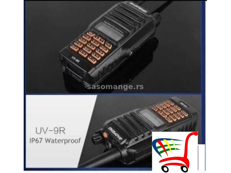Toki voki radio stanica motorola Baofeng UV-9R - Toki voki radio stanica motorola Baofeng UV-9R