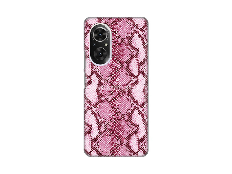 Torbica Silikonska Print za Huawei Nova 9 SE/Honor 50 SE Pink Snake