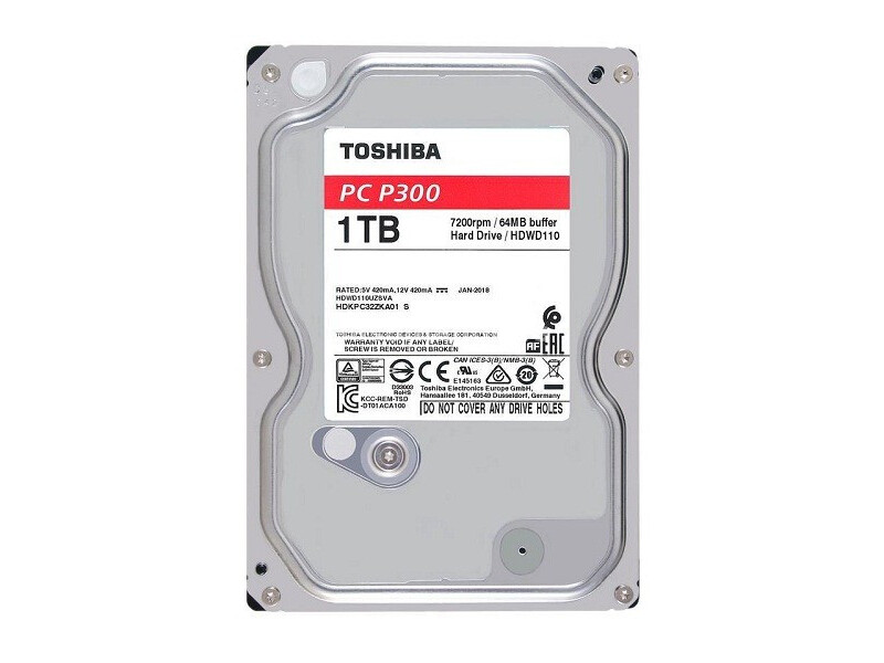 TOSHIBA 1TB SATA3 HDWD110UZSVA 64MB BUFFER