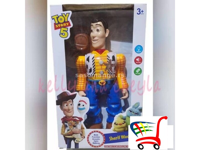 Toy Story 5 Sheriff Woody sa zvucnim i svetlosnim efektom - Toy Story 5 Sheriff Woody sa zvucnim ...