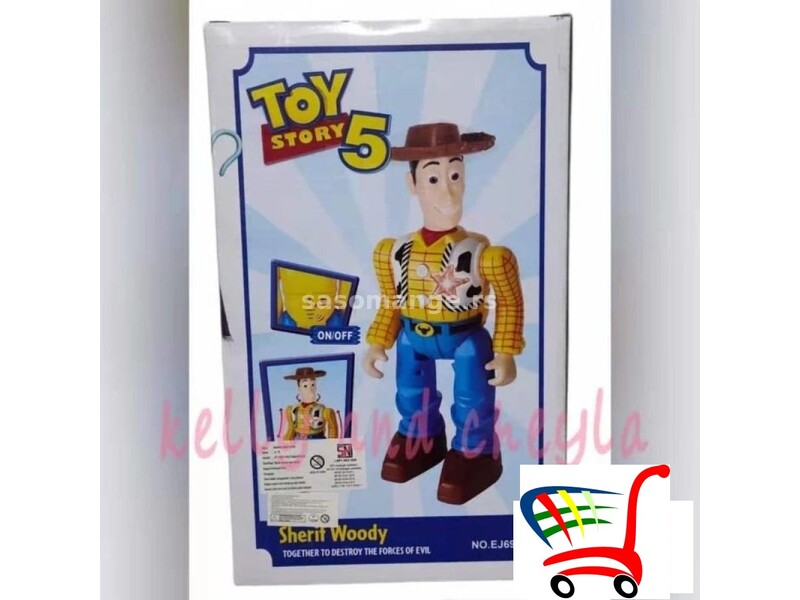 Toy Story 5 Sheriff Woody sa zvucnim i svetlosnim efektom - Toy Story 5 Sheriff Woody sa zvucnim ...