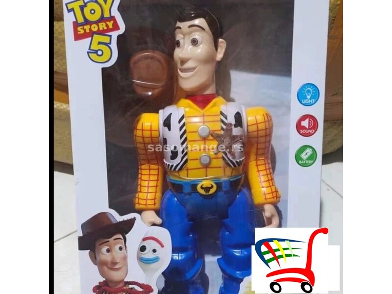 Toy Story 5 Sheriff Woody sa zvucnim i svetlosnim efektom - Toy Story 5 Sheriff Woody sa zvucnim ...