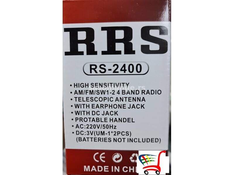 Tranzistor radio RS 2400 - Tranzistor radio RS 2400