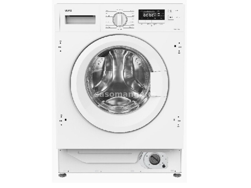VIVAX Ugradna mašina za pranje veša WFLB-140816B 1400 obr/min 8 kg Bela