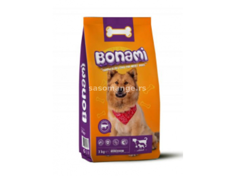Bonami Briketi za pse Junetina 3kg 070448