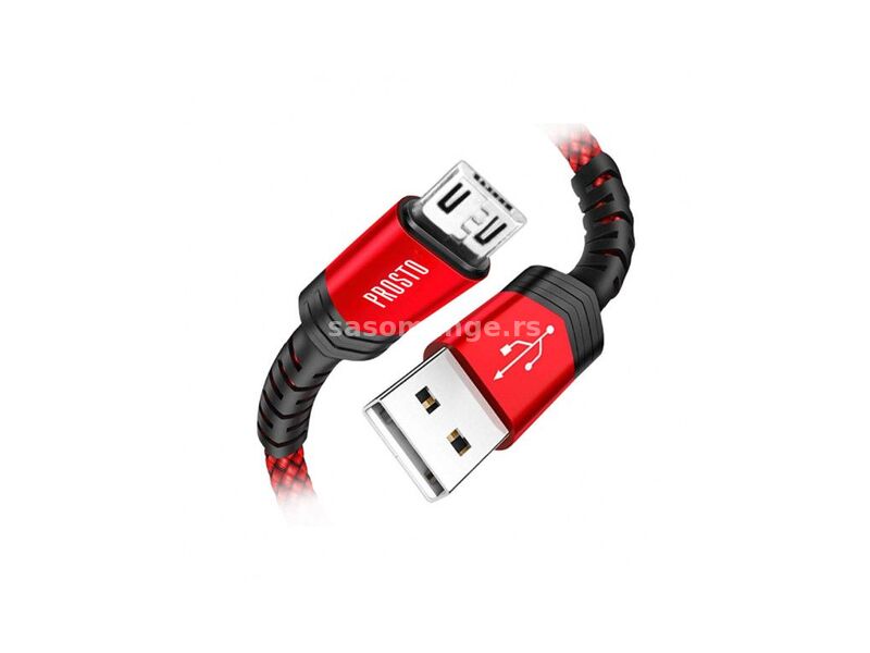 USB 2.0 kabel, USB A- USB micro B, 1m