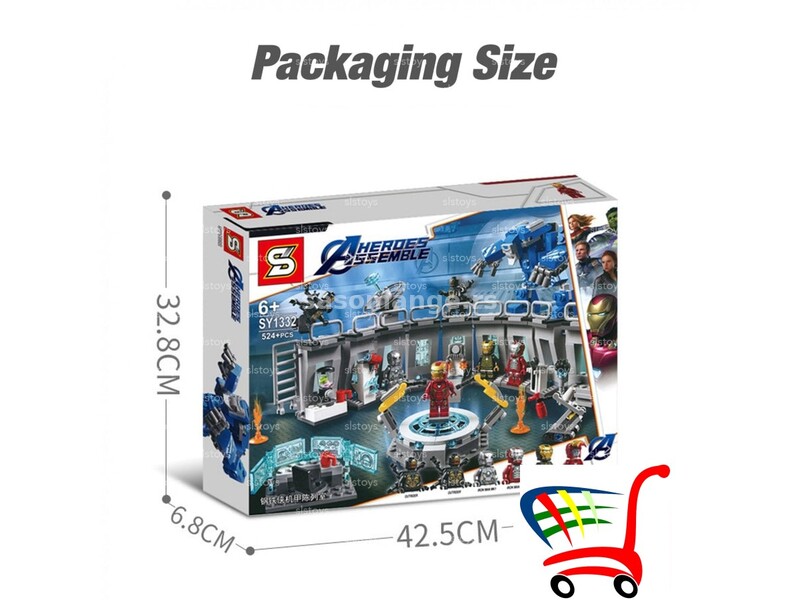 Veliko pakovanje kocki 524 dela () - Veliko pakovanje kocki 524 dela ()