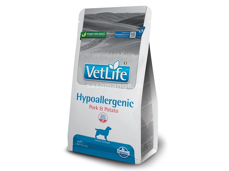 Vet Life veterinarska dijeta dog HYPOALLERGENIC PORK &amp; POTATO 2kg